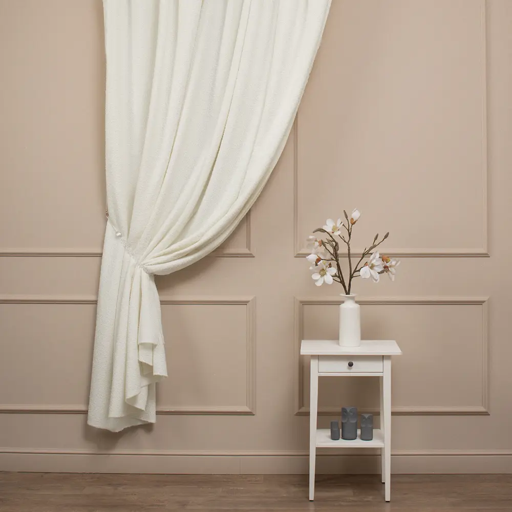 Ткань 1 п/м жаккард Alpine 280 см 617 г/м² цвет белый TEX REPUBLIC STLM-2097134