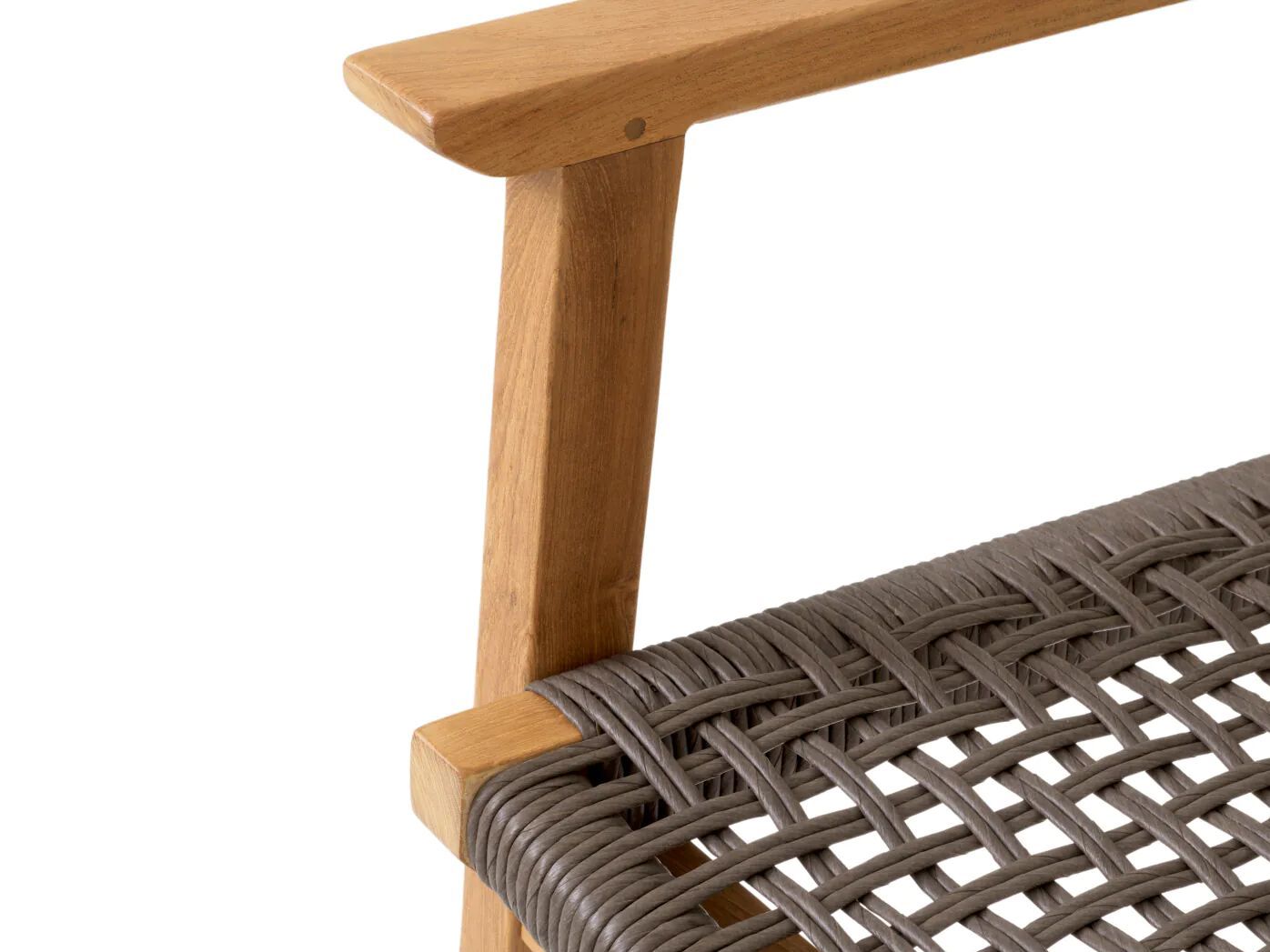 Стул для сада из тикового дерева с подлокотниками Eichholtz CANCUN ARCH-00001274 - Вид №2