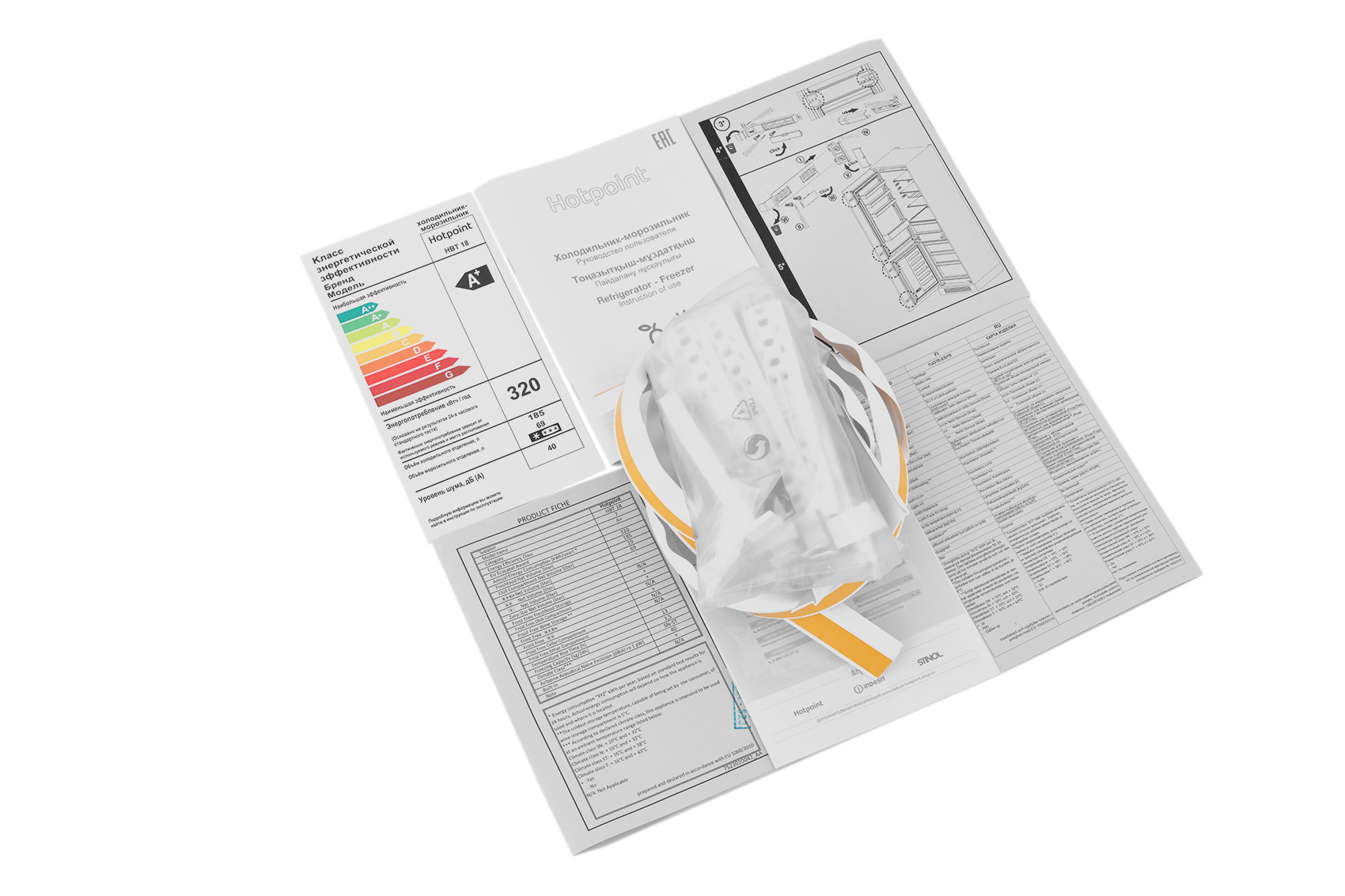 9961853 Встраиваемый холодильник Hotpoint HBT 18 STDN-0002565 - Вид №32
