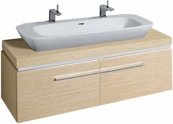 121620000 Подвесная раковина настенная овальная Keramag  белая  - Вид №1