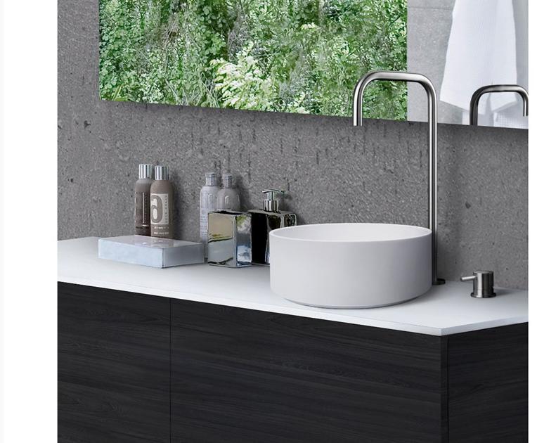 Sa0107n37 Накладная раковина на столешницу  овальная Blu Bathworks® COCO - Вид №3