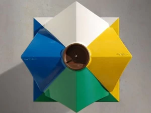 Metalco Контейнер для мусора стальной с крышкой