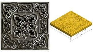 Вставка никель Persia 7,5х7,5 (16 шт) kavarti