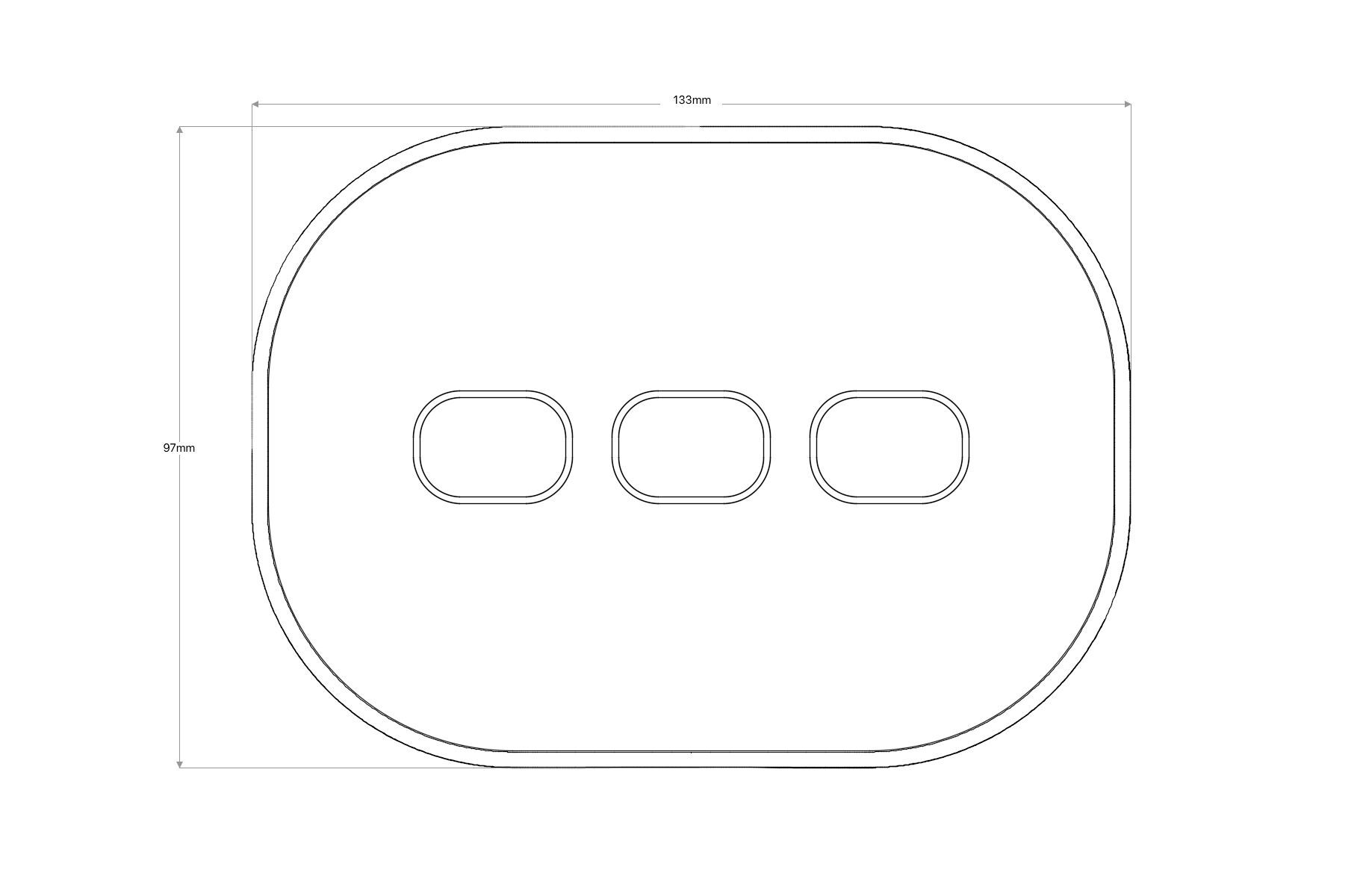 Умный переключатель стекла и ABS WiDesign WIOO SWITCH ARCH-00033130 - Вид №6
