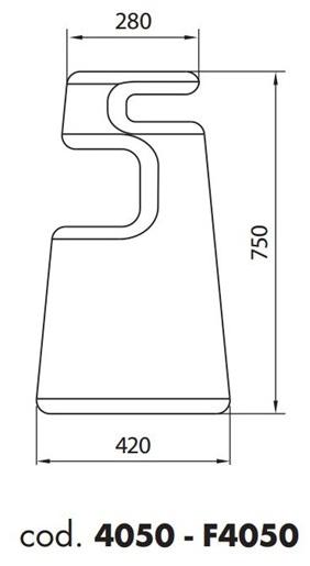 ALMA DESIGN Штабелируемый стул из полиэтилена 2525 sun-id-1458577 - Вид №8