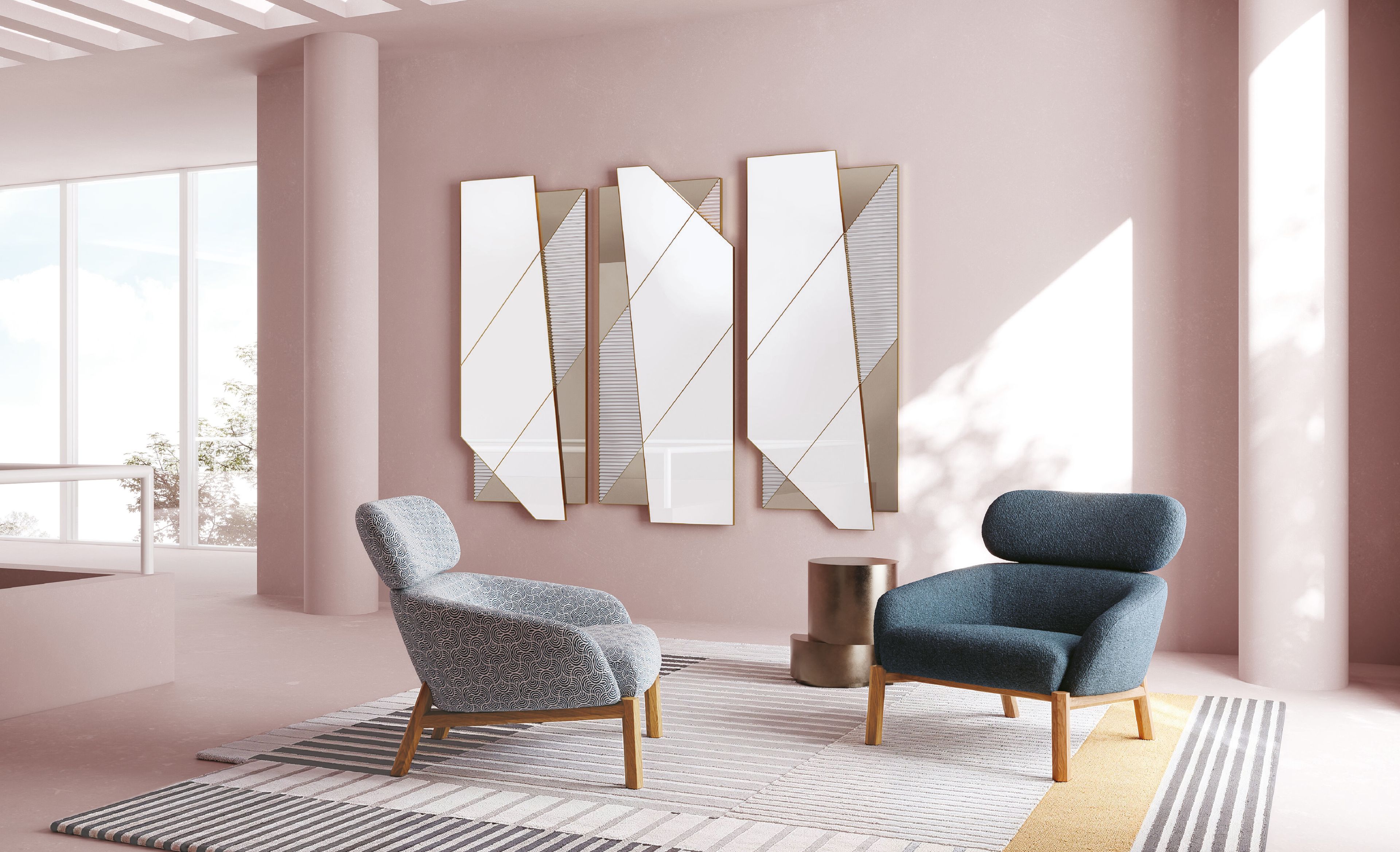 Алюминиевое зеркало с рамой стены Casamilano PANORAMA ARCH-00032862 - Вид №7