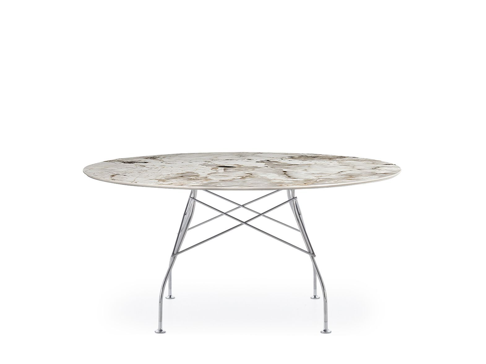 Круглый обеденный стол из керамогранита Kartell GLOSSY XXL ARCH-00076055 - Вид №5