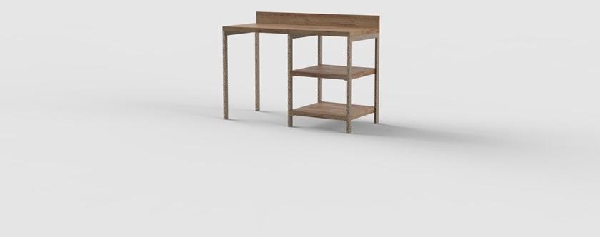 Mobilspazio Прямоугольный стол с полками для гостиниц Urban sun-id-1471606 - Вид №35