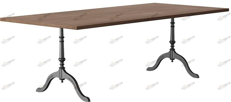 horgenglarus Прямоугольный обеденный стол из массива дерева sun-id-1487693