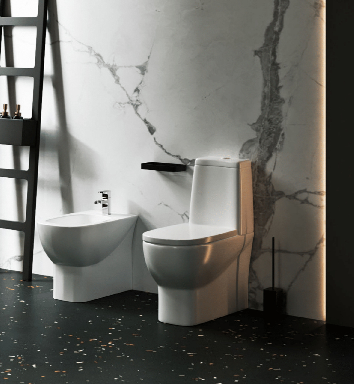 INFSLCC01040522R Унитаз-компакт Rimless SANITA LUXE Infinity