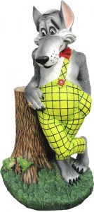 10781 СЕРЫЙ ВОЛК, скульптура из бетона LAB.Space