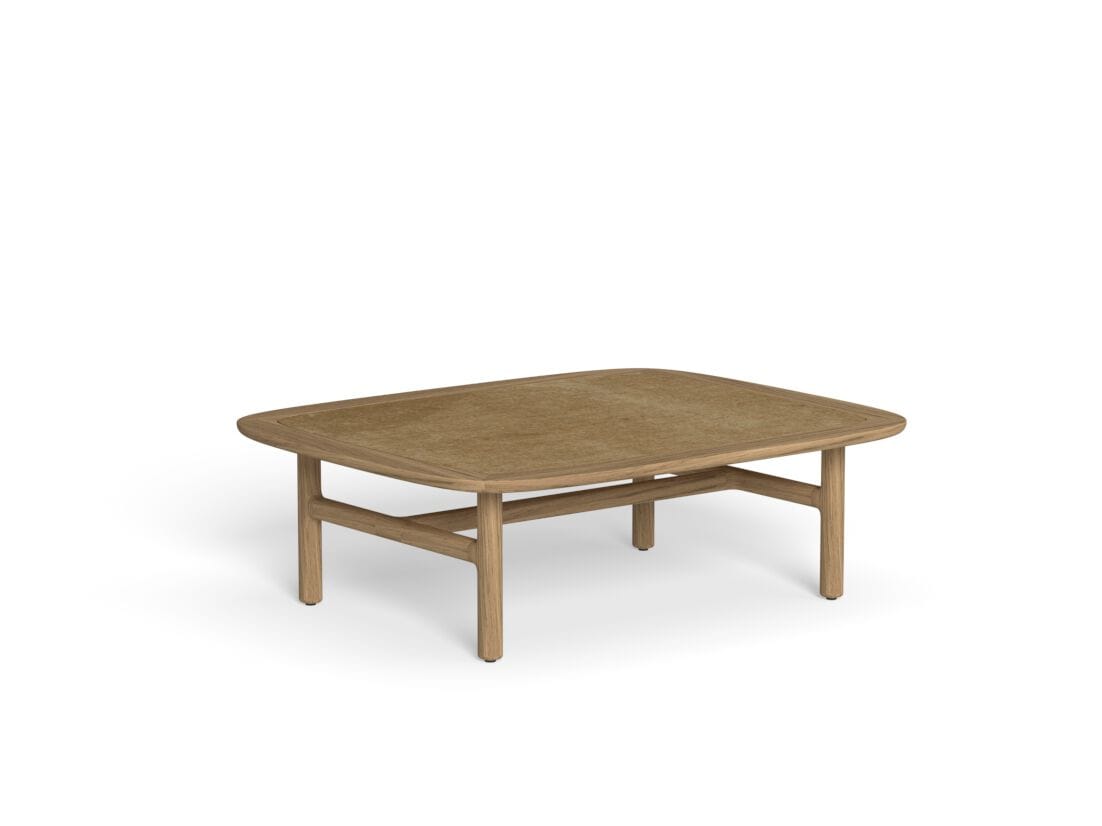 Прямоугольный садовый журнальный столик из тикового дерева Talenti Jun ARCH-00004988