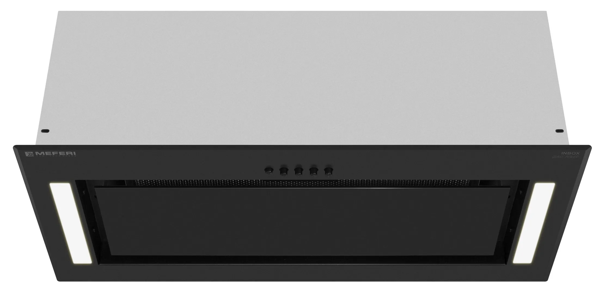 9168696 Вытяжка полновстраиваемая Meferi INBOX60BK GLASS POWER черный/черный STDN-0144828 - Вид №1