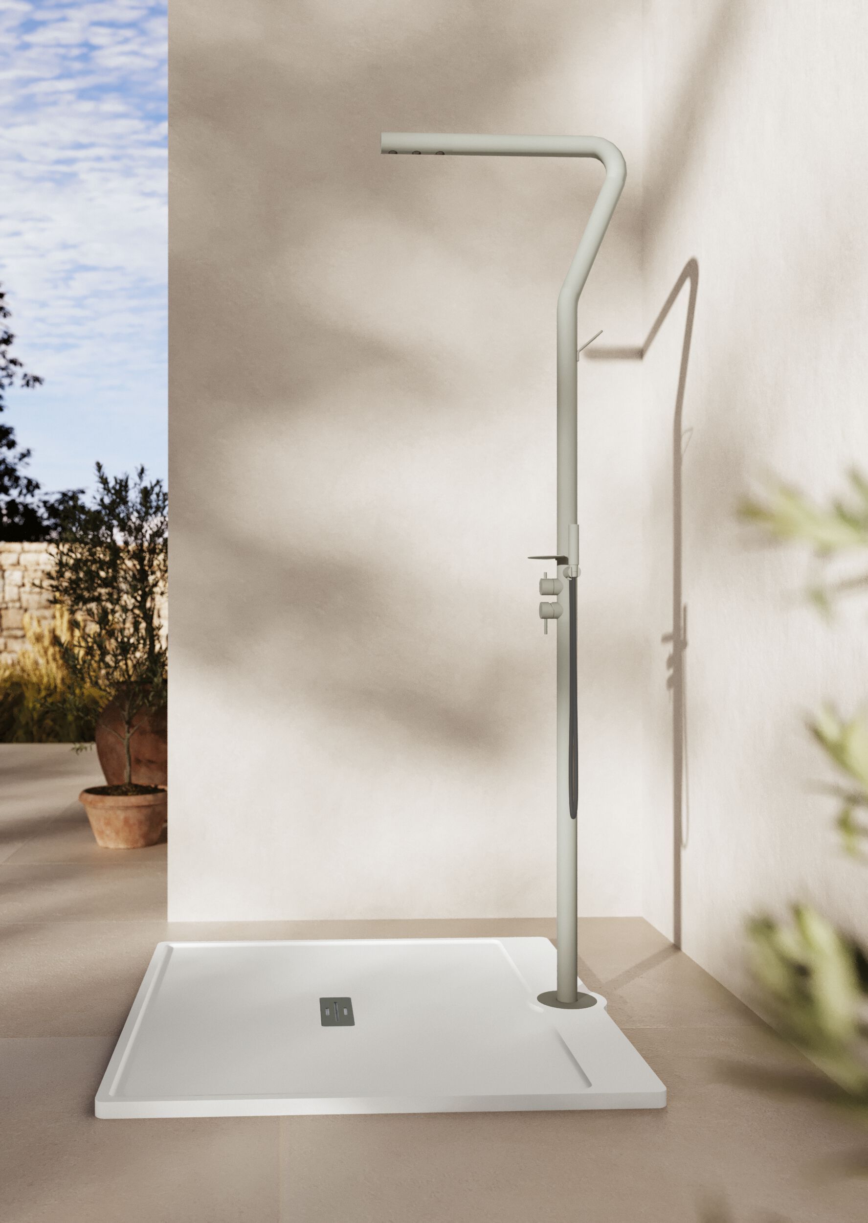 Душевая колонна из нержавеющей стали DISENIA GRECALE ARCH-00134264 - Вид №1