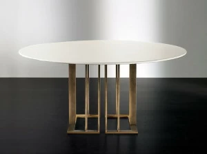 Meridiani Обеденный стол из лакированного дерева