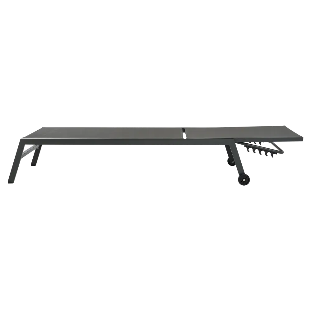 Шезлонг BEGINIA Lyra 200x68x31 см алюминий серый STLM-2119805 - Вид №11