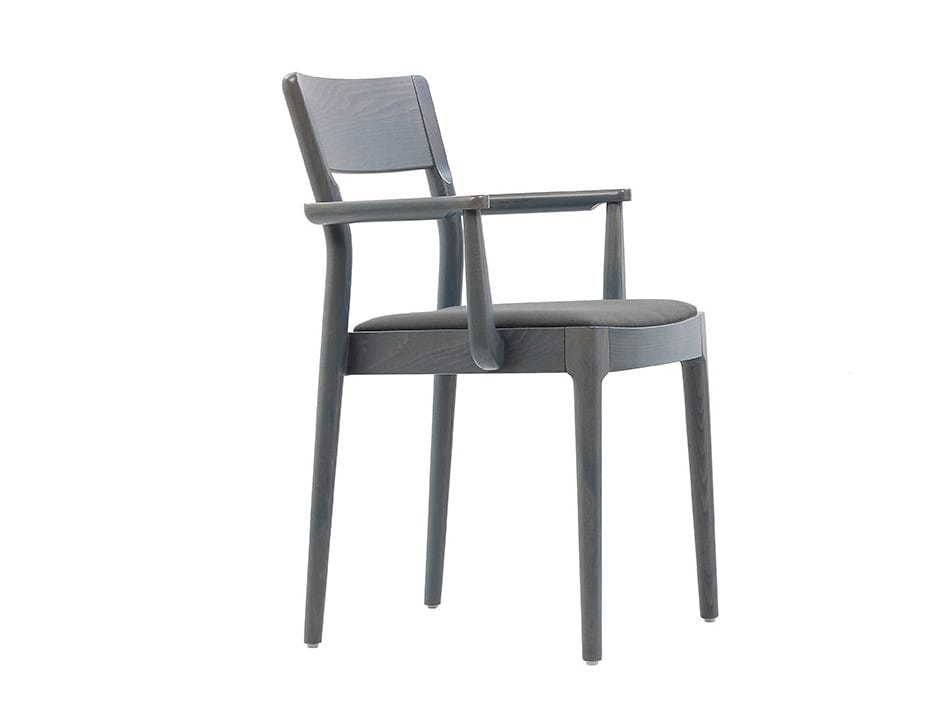 Деревянный штабелируемый стул со встроенной подушкой Sedex JUNE ARCH-00136570 - Вид №1