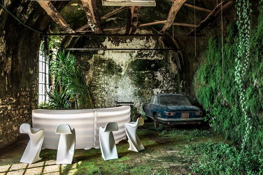 PF Stile Табурет садовый высокий полиэтиленовый Outdoor sun-id-1477368 - Вид №1