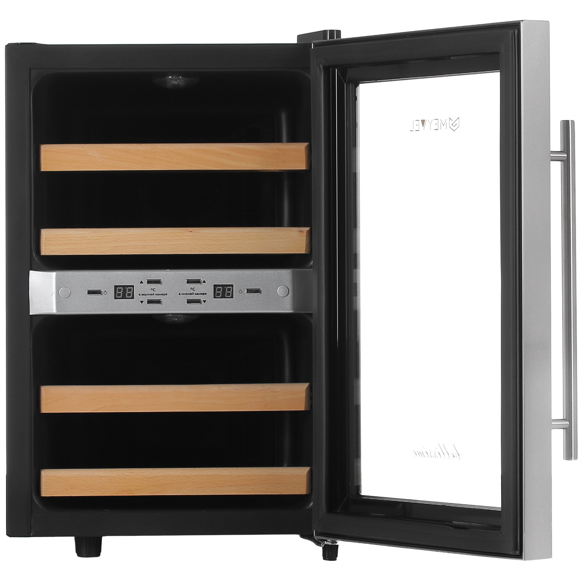 5343814 Винный шкаф Meyvel MV12-SF2 easy серебристый STDN-0044603 - Вид №1