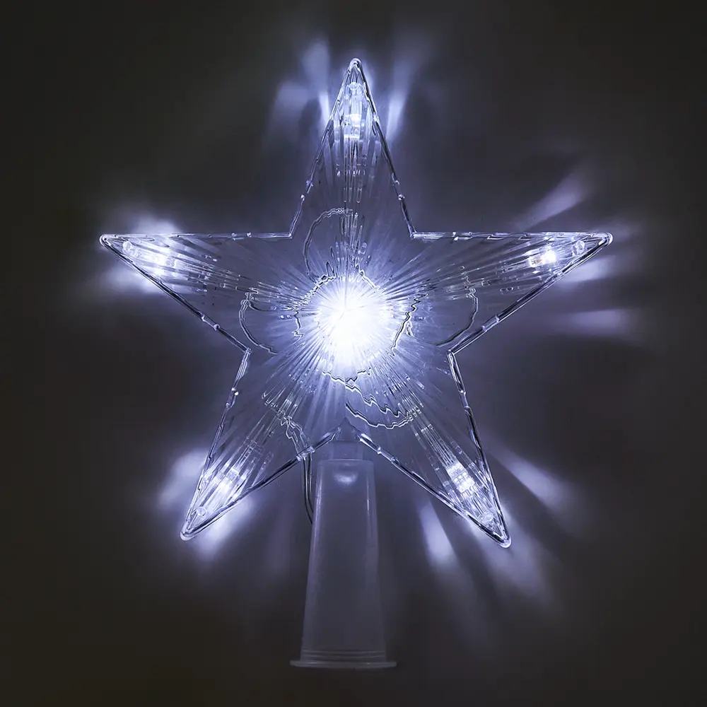 Верхушка на ёлку Balance Звезда h15 белая ПВХ STLM-2203284 - Вид №5