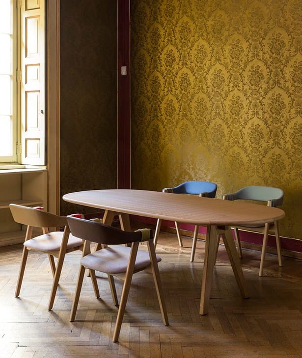 Деревянный штабелируемый стул с подлокотниками MOROSO Матильда ARCH-00136807 - Вид №13