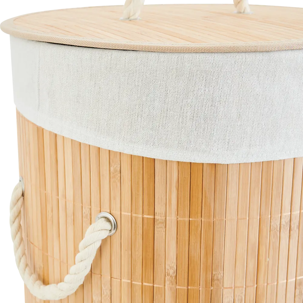 Корзина для белья Sensea Bamboo 60 л цвет бамбук 82857029 STLM-2092991 - Вид №4