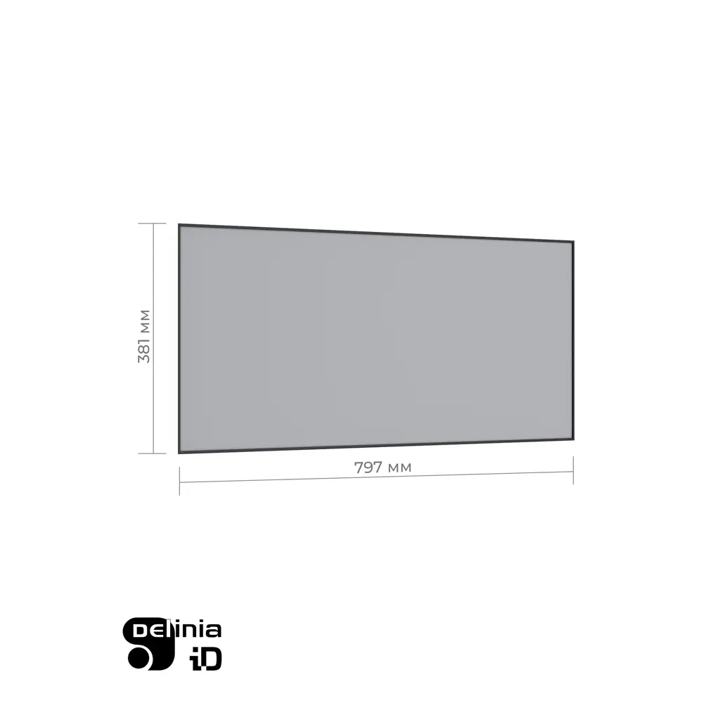 Фасад Вельск Delinia ID — матовое стекло с алюминиевой рамой для кухонного шкафа 86799227 STLM-0884995 - Вид №16