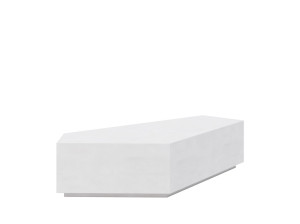 Модульная бетонная скамья без спинки