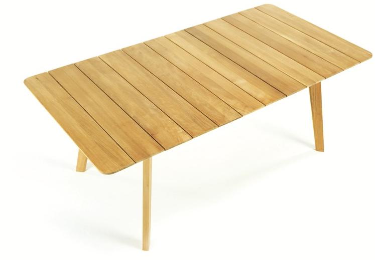 Ethimo Прямоугольный садовый стол из тика Knit Knittr01 - Вид №2