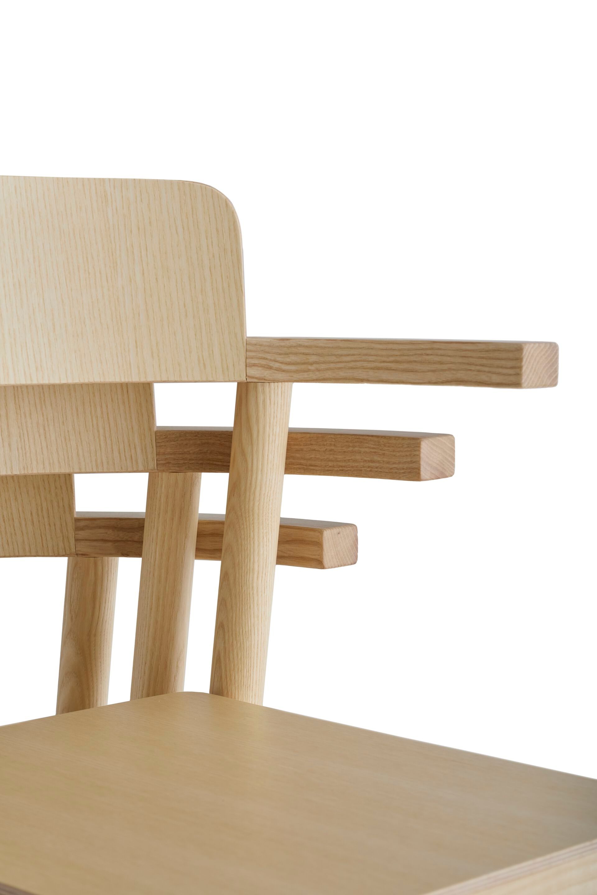 Стул из ясеня с подлокотниками Zilio A&C аромат ARCH-00102813 - Вид №5