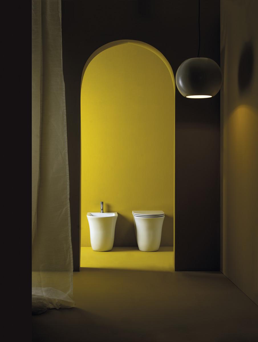 FLBI013 Напольное биде приставное GSG CERAMIC Flut - Вид №2