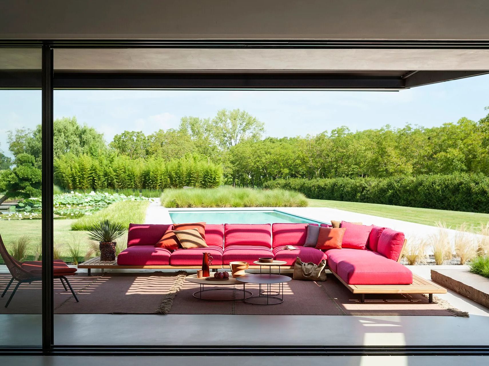 Угловой садовый диван в Batyline® RODA Philia ARCH-00108930