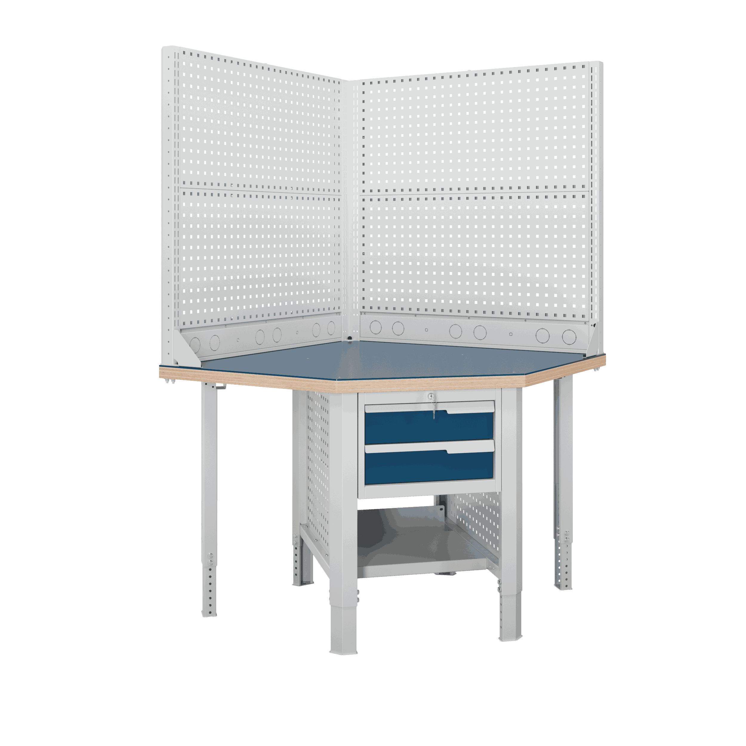 Верстак (угловой) CTR U532.S1.1-2R Верстакофф 124770