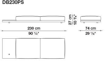 B&B Italia Кожаный диван Dock sun-id-1441060 - Вид №54