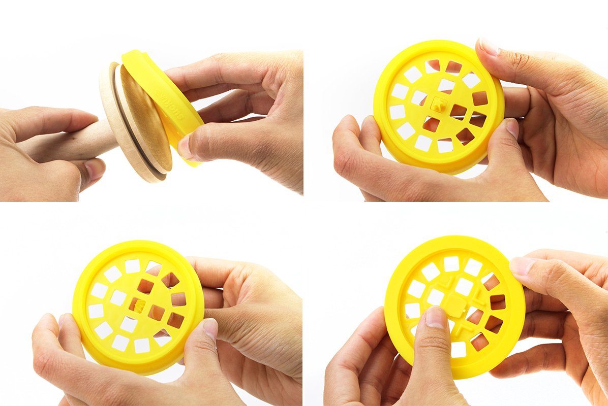 Штамп желтый для печенья Custom SUCK UK ДИЗАЙНЕРСКИЕ 00-3871393 Желтый  - Вид №2