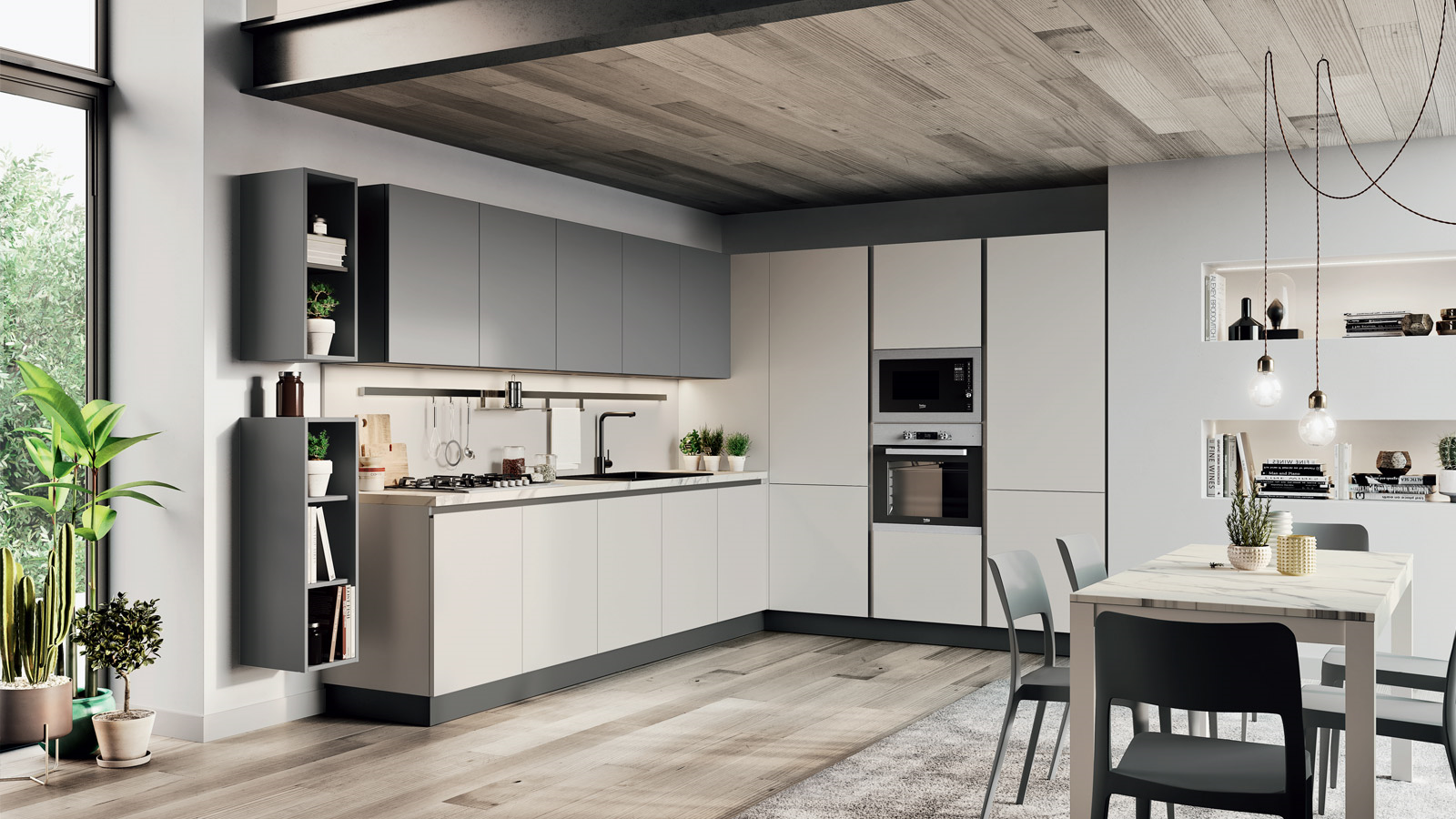 Easy 014  Кухонный гарнитур Ar-Due Colore matt 