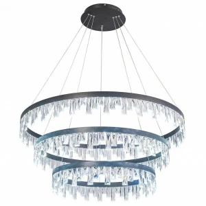 Подвесная светодиодная люстра Citilux Celeste EL320P120.1 CITILUX ДИЗАЙНЕРСКИЕ, CELESTE 00-3887885 Прозрачный;черный