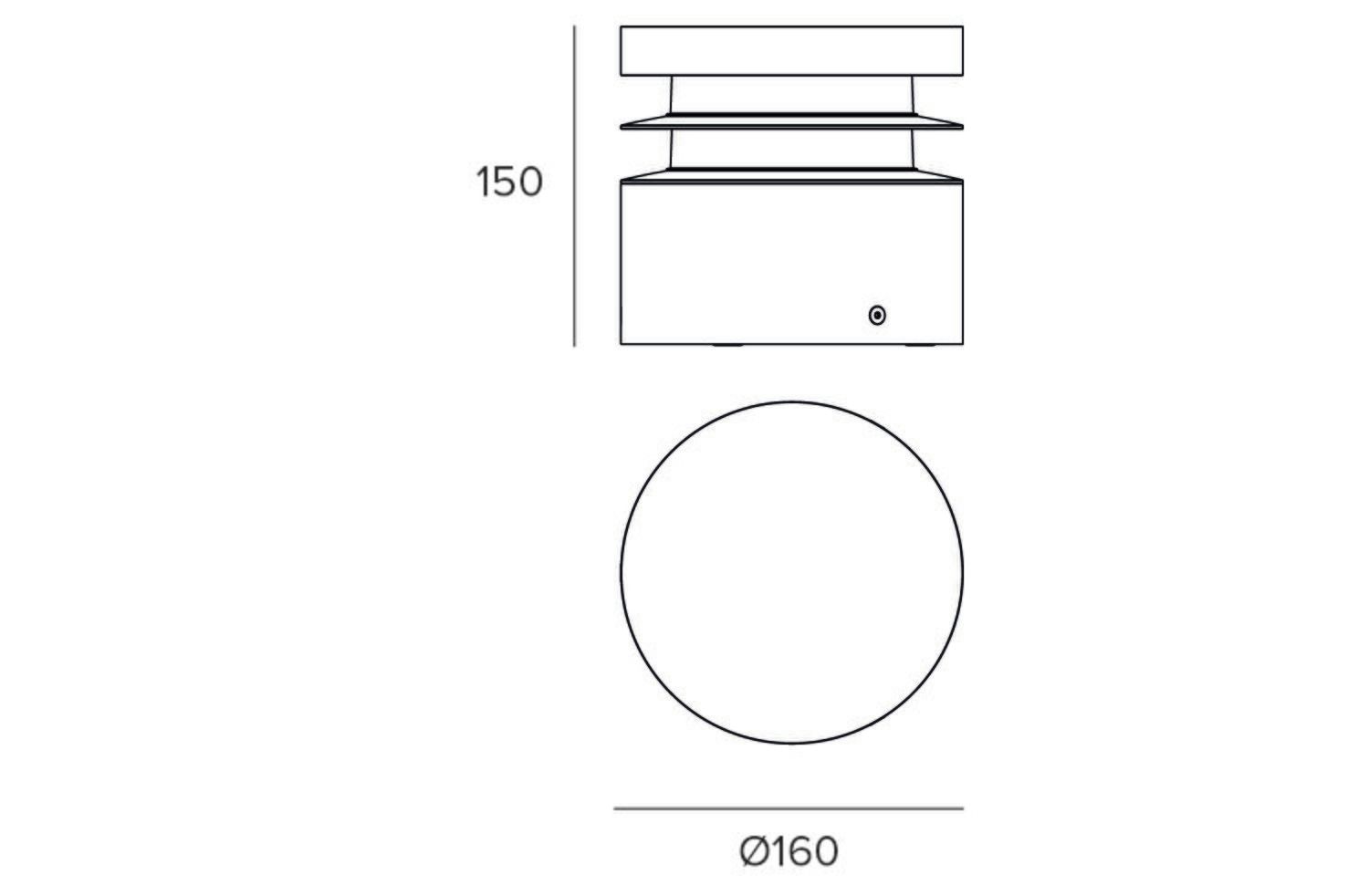 Настенный светильник для наружного освещения TARGETTI FEBO EVO ARCH-00143274 - Вид №7