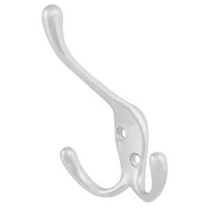 Крючок тройной, металл, цвет хром