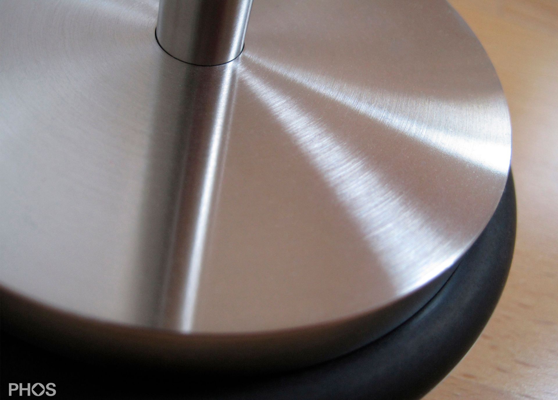 TSB90-45G450 Дверной стопор напольный, с ручкой 45 см. ø90 мм, высота 45 мм. PHOS  - Вид №3