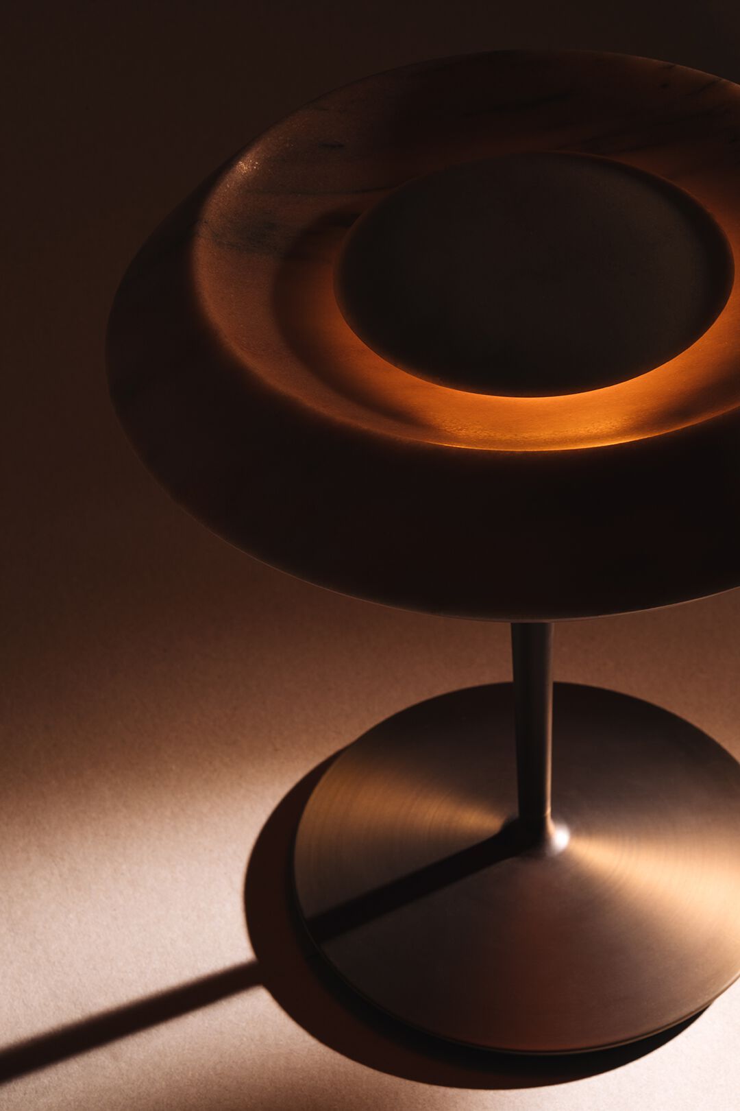 Мраморная светодиодная настольная лампа Maami Home FIORE ESTREMOZ ROSA ARCH-00045884 - Вид №6