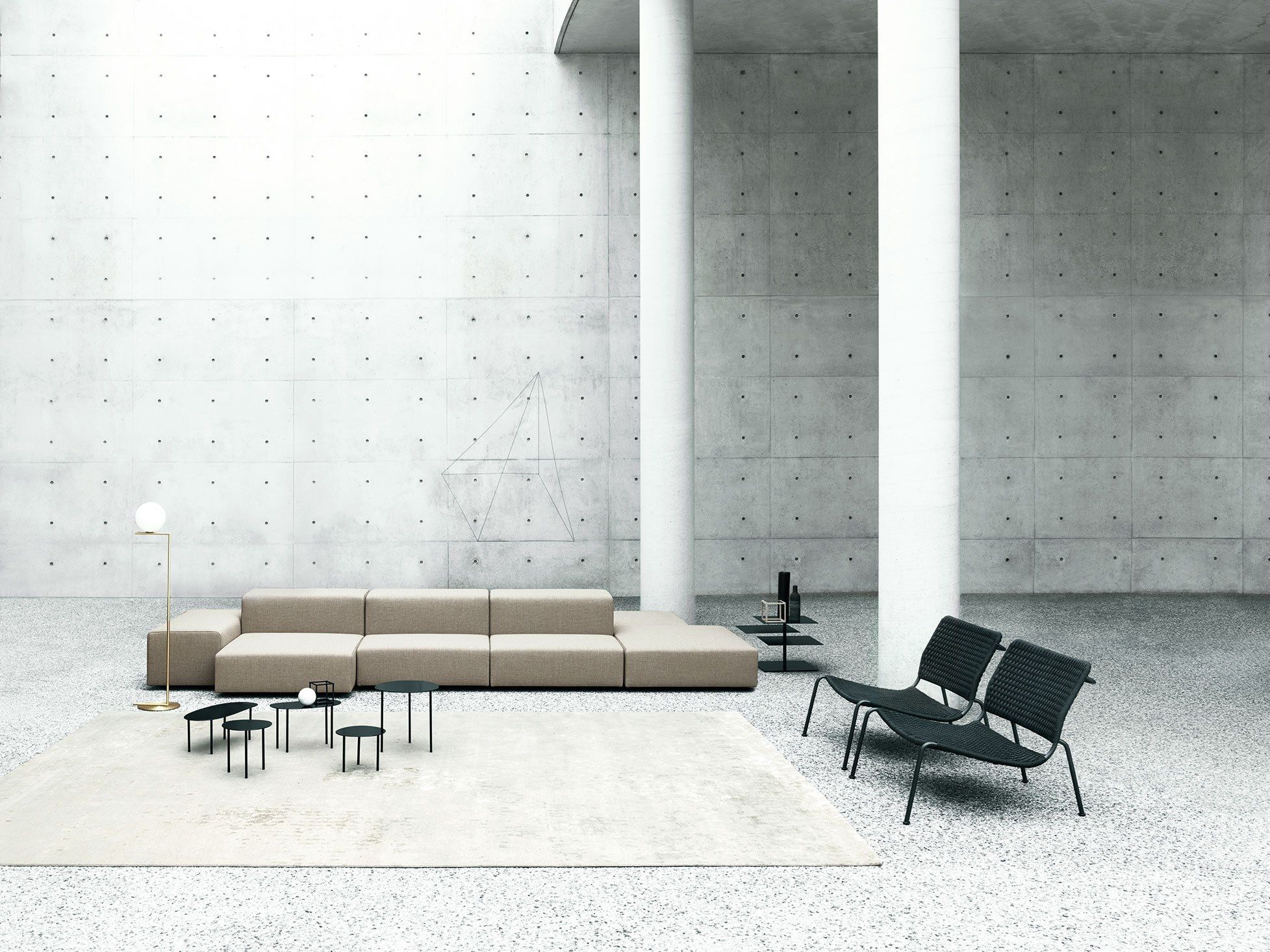 Мягкий садовый диван Living Divani Extra Wall ARCH-00008201