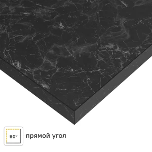 Столешница Delinia Кунгур 120x3.9x60 см HPL/ДСП цвет черный 86339595 STLM-2040246