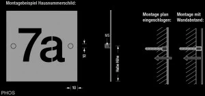 BFSS Набор для настенного монтажа с ударными штифтами PHOS