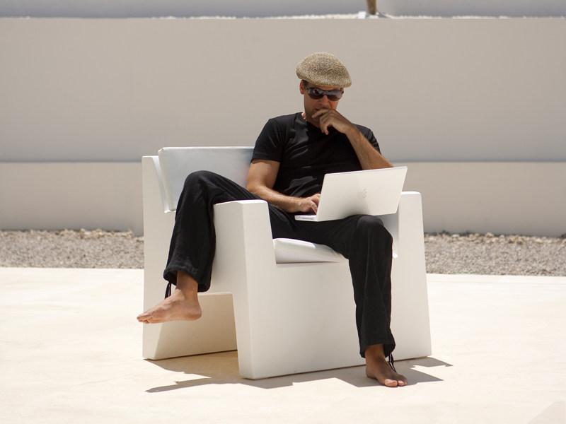 VONDOM Садовое кресло из смолы Jut sun-id-1455616 - Вид №2