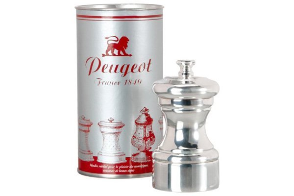 Мельница для перца серебристая 10 см в подарочной коробке Mignonnette PEUGEOT ДИЗАЙНЕРСКИЕ 00-3952132 Серебро  - Вид №2