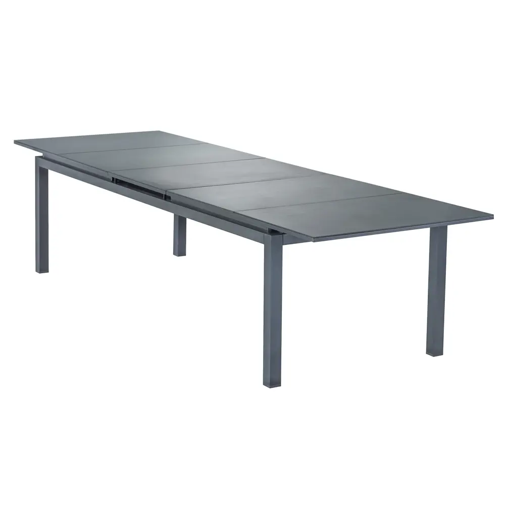 Стол садовый раздвижной Naterial Odissea Easy 256-320х90х76.5 см алюминий темно-серый 81956374 STLM-2012245  - Вид №10