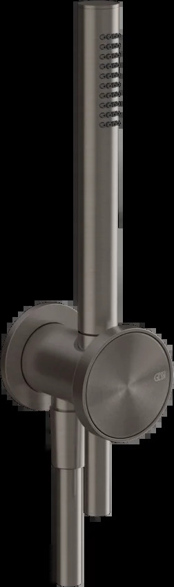 Душевой набор 66123 707 Gessi Origini ЧЕРНЫЙ МЕТАЛЛ BR. PVD