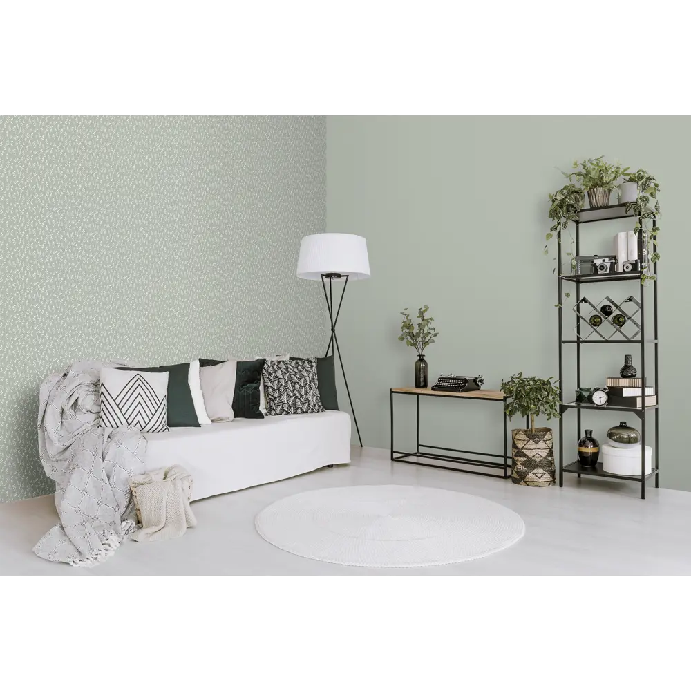 Флизелиновые обои Victoria Stenova Olive с растительным орнаментом 89425479 STLM-1566214 - Вид №4