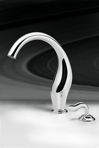 JUSTIME Смеситель для кухни из хромированной латуни на два отверстия, поворотный излив Ether 6781-x6-80cp - Вид №2